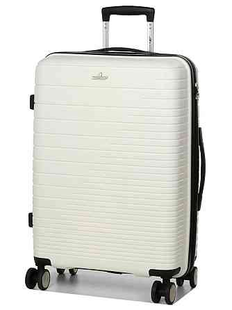Чемодан полипропиленовый SNOWBALL MADISSON 33703 средний 66 см белый Киев