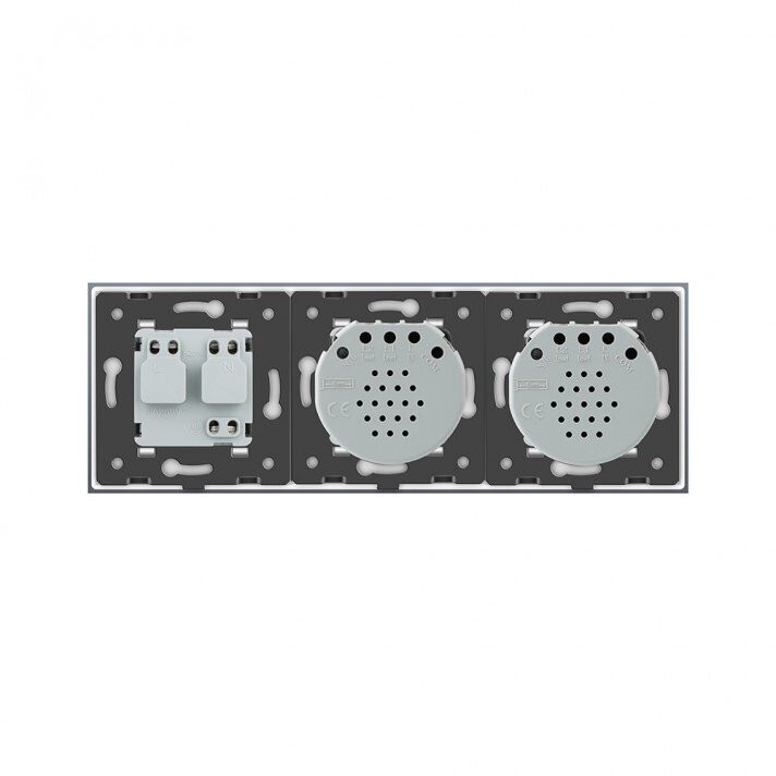 Розумний сенсорний ZigBee вимикач 2 сенсора (1-1) 1 розетка Livolo білий скло (VL-C701Z/C701Z/C7C1EU-11) Коломыя - изображение 8