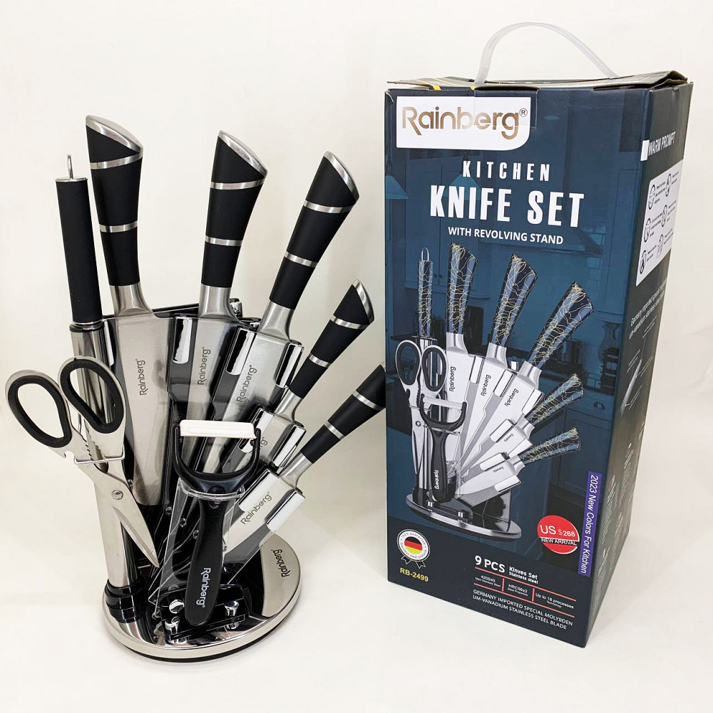 Професійний кухонний набір ножів, Набір кулінарних ножів для нової кухні VS-17 Івано-Франківськ - фото 1