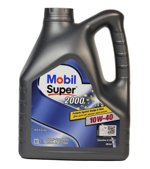 Моторне масло Mobil Super 2000 X1 10W-40 4 л (Напівсинтетичне) Вінниця - фото 2