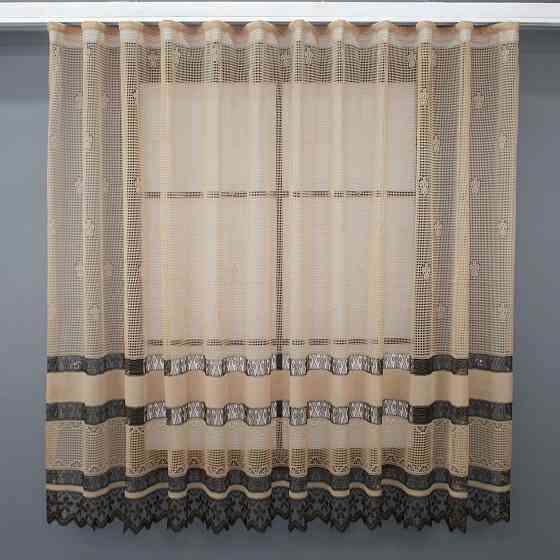 Тюль VR-Textil 787т Juli Сітка Какао з венге 300х150 см (40-489) Київ