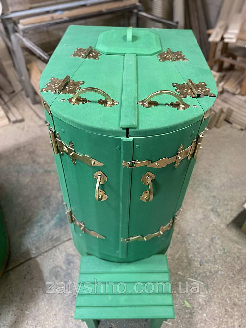 Фитобочка  овальная  зеленая 110х75х115 Киев - изображение 7