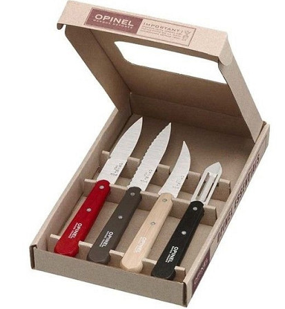 Набір Кухонних Ножів 4 предмета Opinel No.112 - 115 "Les Essentiels Loft" (001626) Нержавіюча сталь Нововолинськ - фото 1