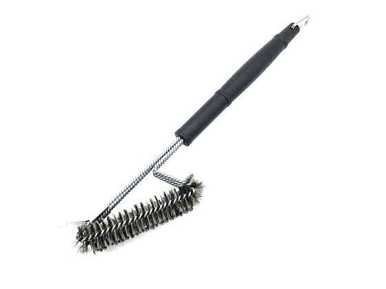 Щетка для гриля трехрядная 2в1 (щетка+скребок) GRILLI 777455 Код: 013097 Ровно