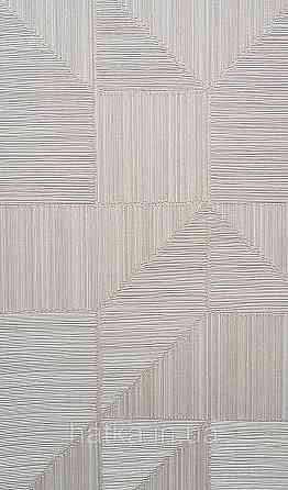 Шпалери вінілові на флізеліні AdaWall Omega1.06х10 геометрія 3д фігури смуги структурні пісочні 23209-2 Київ