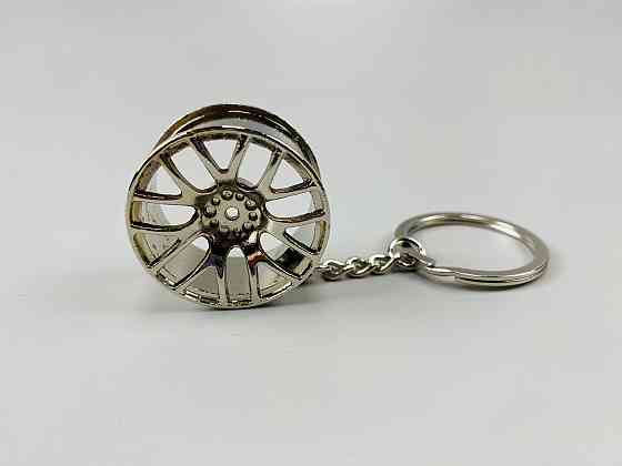 Автомобільний брелок диск-колеса, брелок на ключі для водія, брелок металевий на автомобільні ключі Мукачево