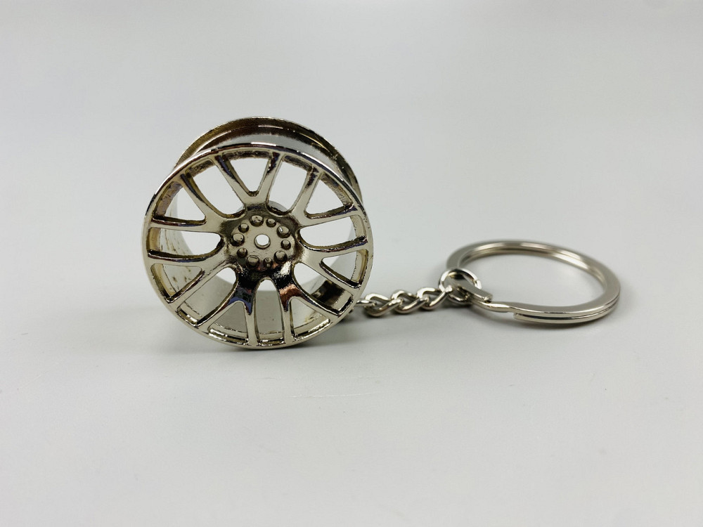 Автомобільний брелок диск-колеса, брелок на ключі для водія, брелок металевий на автомобільні ключі Мукачево - фото 4