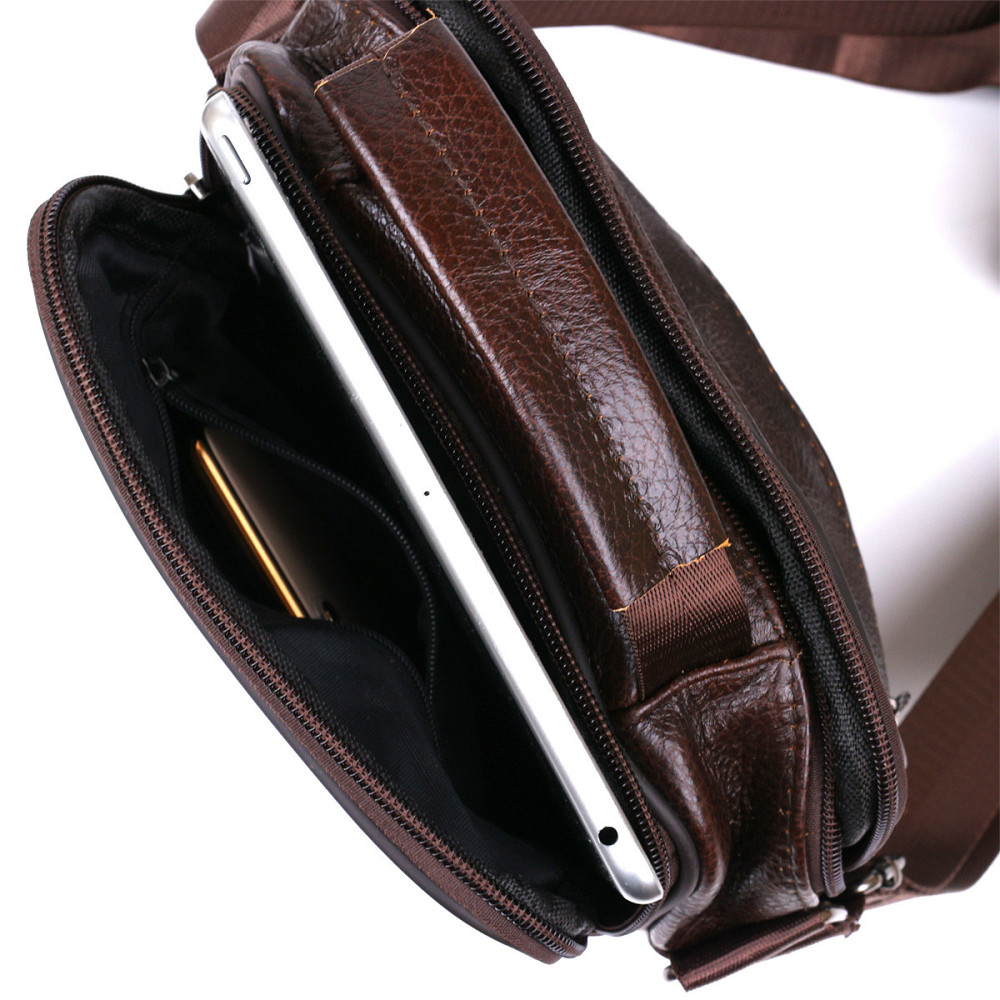 Сумка з натуральної шкіри Коричневий (Vintage) Київ - фото 1