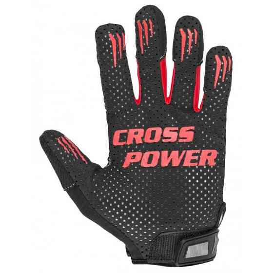 Рукавички для кросфіту з довгим пальцем Power System PS-2860 Cross Power Black/Red S Каменское