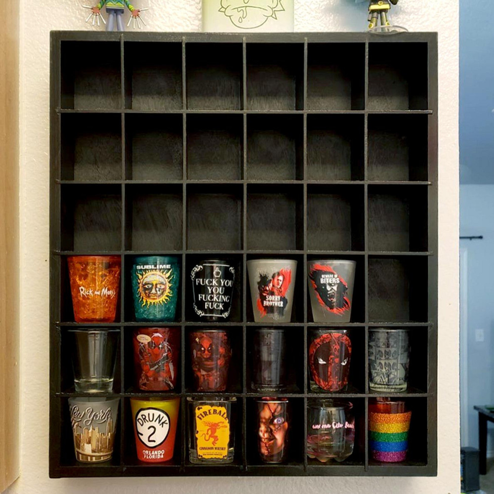 Полиця для чарок "Деблойс" венге Миколаїв - фото 1