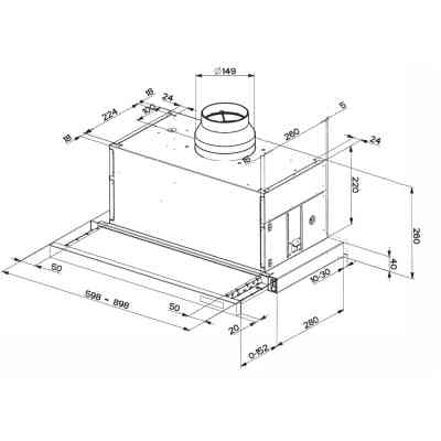 Витяжка кухонна Faber Maxima Ng Touch Ev8 Led X A90 (315.0635.147) Вінниця