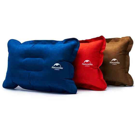 Подушка надувна Naturehike Comfortable NH15A001-L, блакитний Киев