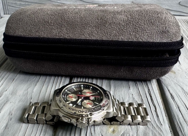 Чоловічі годинники TAG Heuer Formula 1 Chronograph black silver. Харків - фото 3