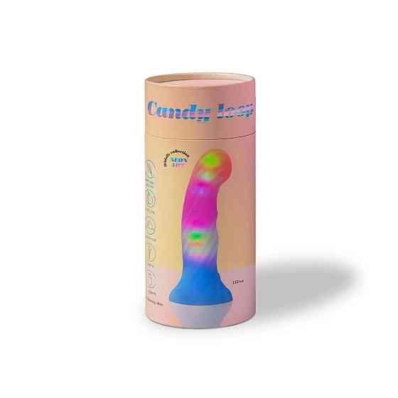 Светящийся дилдо Love To Love - CANDY LOOP, 39 режимов подсветки, гнется, перезаряжаемый Sex Aura Киев