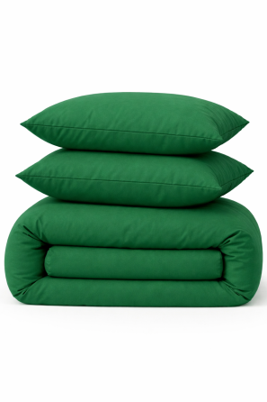 Наволочка Ecotton 50х70 см фланель із бавовни Green зеленого кольору Коломыя