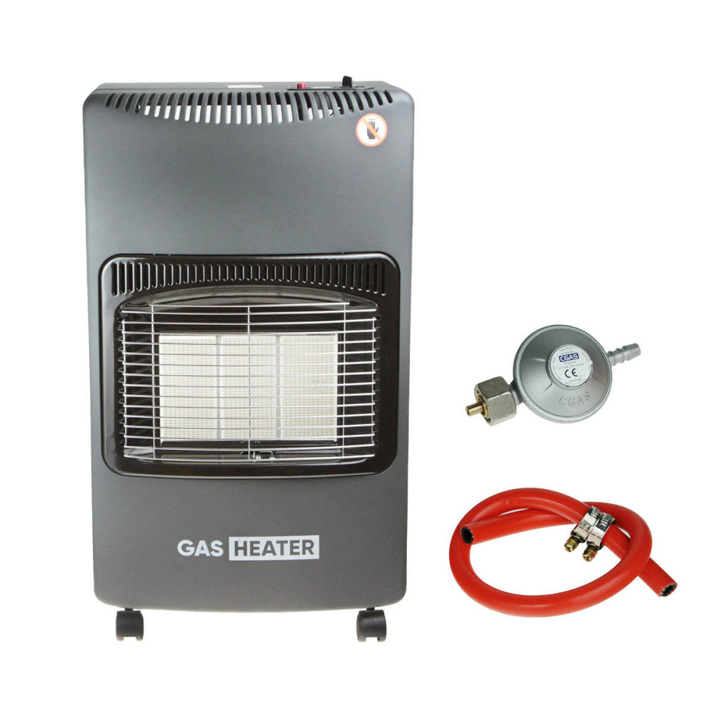 Портативный газовый обогреватель Gas Heater 3 режима мощности (1500 Вт, 2800 Вт, 4200 Вт) с редуктором и шлангом (Польша) Киев - изображение 11