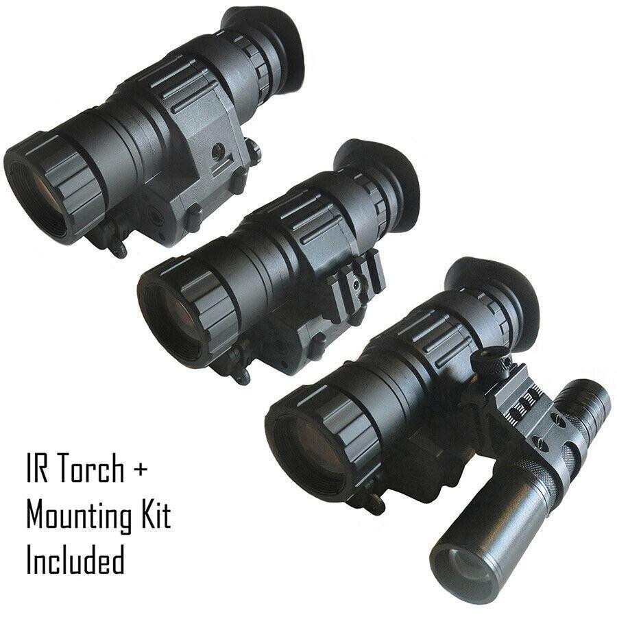Монокуляр ночного видения PV-1011 (Digital PVS-14) + комплект креплений NVG Винница - изображение 7
