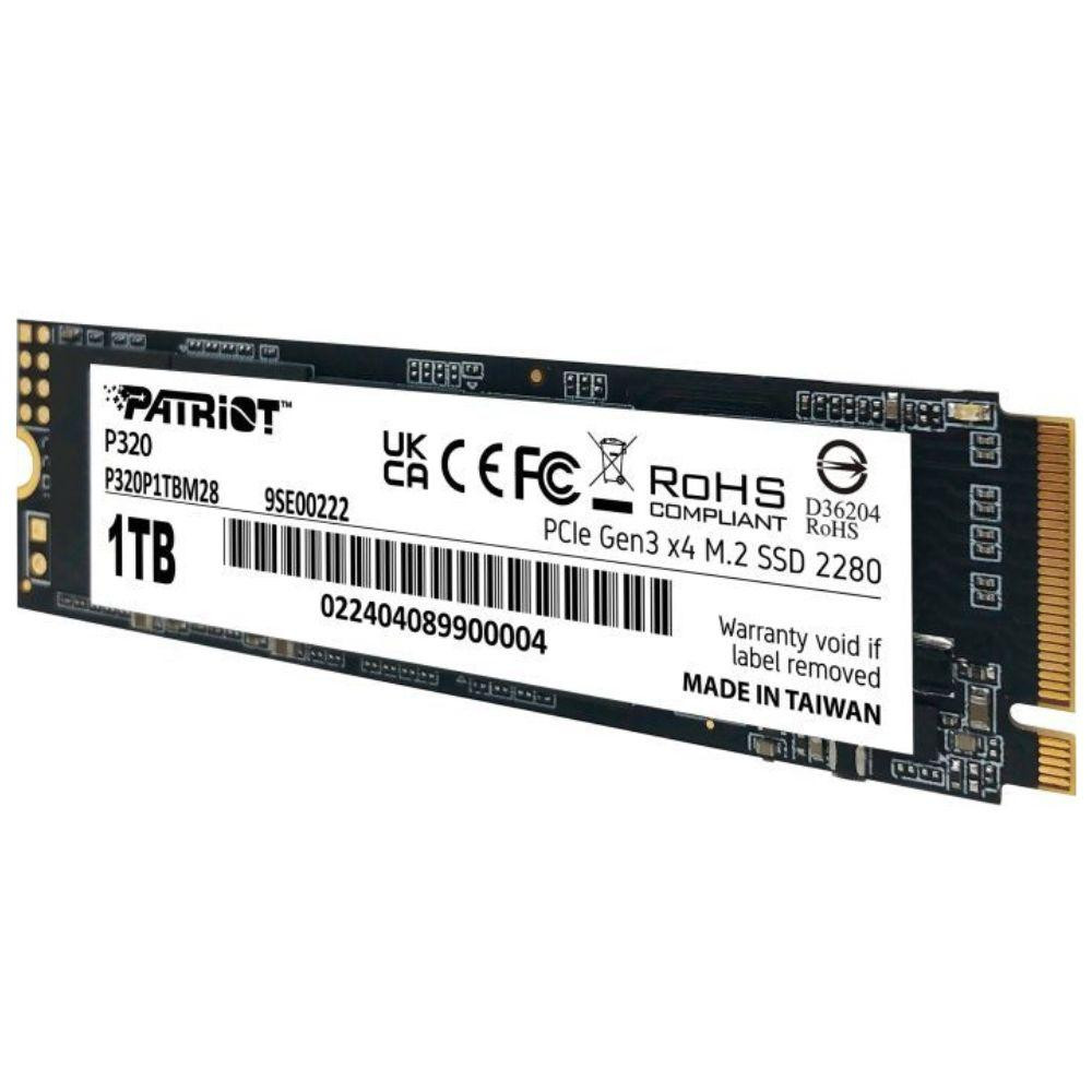 Накопичувач SSD M.2 Patriot P410 1TB NVMe 2280 PCIe Gen4 x4 5000/4500 TLC Киев - изображение 3