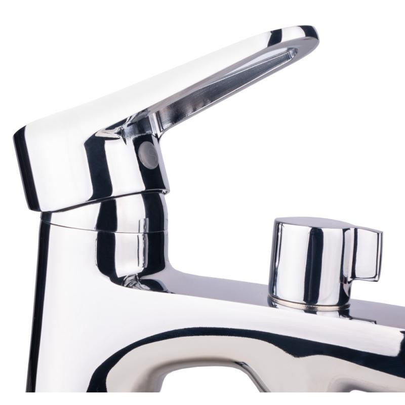 Смеситель  Lidz Nicole 001FB (k35) LDNIC001FBCRM35099 для раковины, с лейкой, однорычажный, цинк, Chrome Харьков - изображение 3