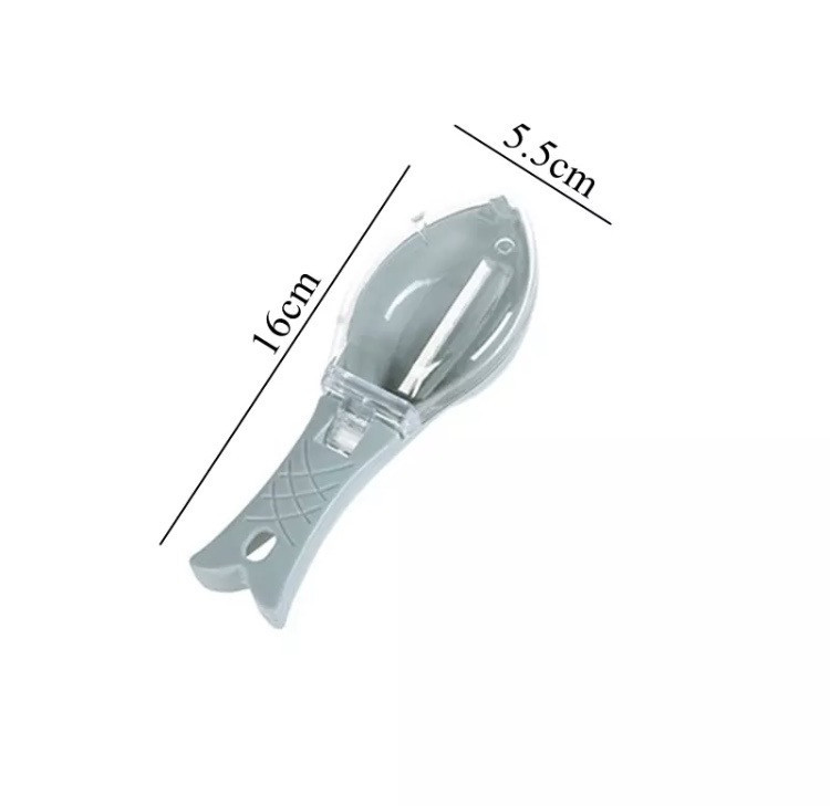 Прилад для чищення риби - довжина 16см, ширина 5см, хакі Київ - фото 5