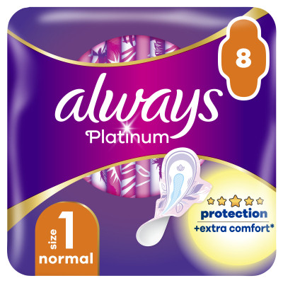 Гигиенические прокладки Always Platinum Normal (Размер 1) 8 шт. (8001090444875) Винница - изображение 1