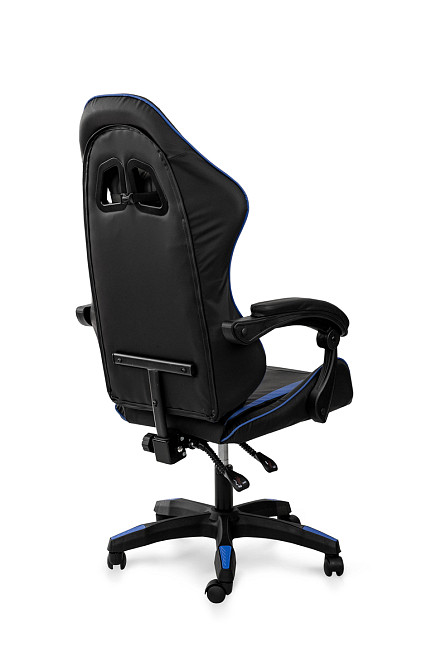 Крісло геймерське Слім, чорний/синій Киев - изображение 5