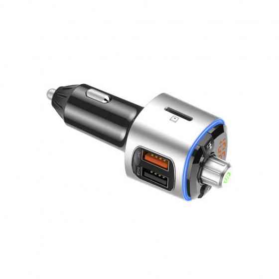 Автомобільний FM-трансміттер Aspiring Wave 1 LED/Bluetooth/MicroSD/DSP/QC3.0 (86ASTR21PB1) Киев