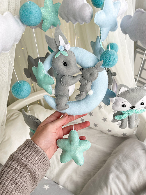 Музичний мобіль Woollyfox «Ніжність» з 35 мелодіями Київ - фото 9