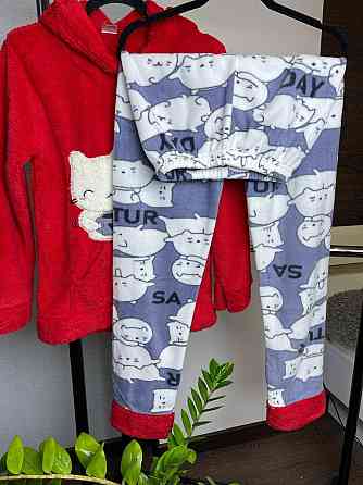 Піжама флісова жіноча Червоний 3XL Харків