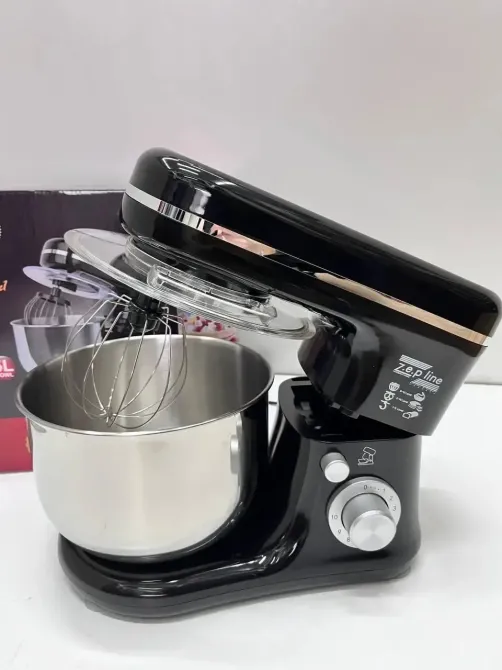 Foreo Тестомес Zepline ZP-9832 миксер с чашей 5л из нержавеющей стали 3500 Вт черный Киев - изображение 2