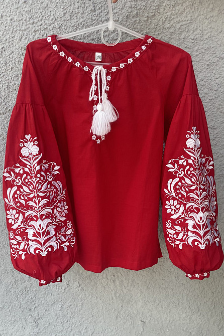 Вышиванка для девочки Дерево жизни с длинным рукавом в желтом цвете Сумы - изображение 1