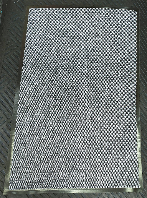 Коврик 90 х 60 см влаговпитывающий с ворсом в прихожую серый Харьков - изображение 2