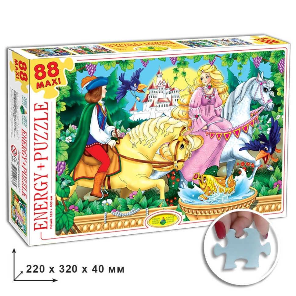 Детские пазлы Златовласка 83330, 88 элементов Винница - изображение 1