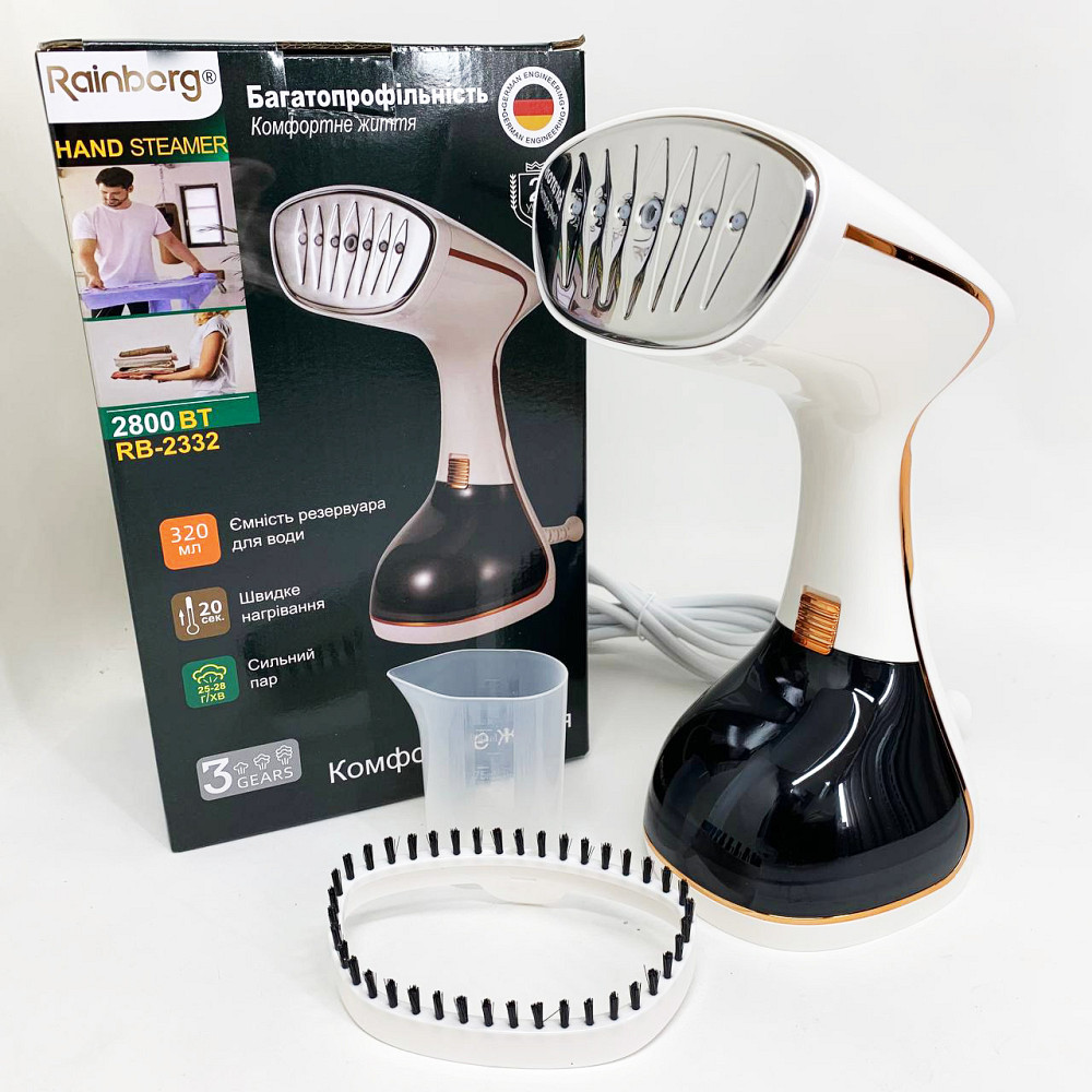 Отпариватель Rainberg RB-2332 2000Вт White HF-36 Львов - изображение 18