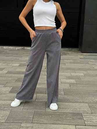 Женские вельветовый штаны палаццо 