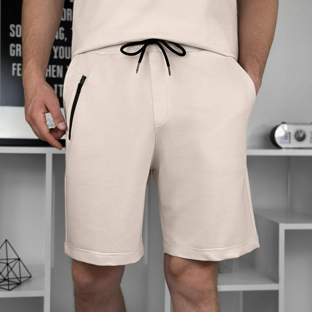 Кремові шорти для чоловіків весна/літо Pobedov Griz Київ - фото 1