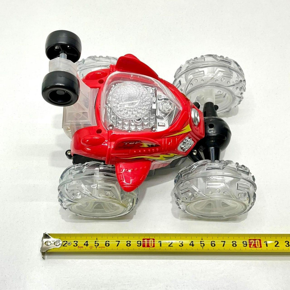 Машина Перевертень радіокерована трюкова зі колесами, що світяться 19см Червона (9996 M) Чернігів - фото 3