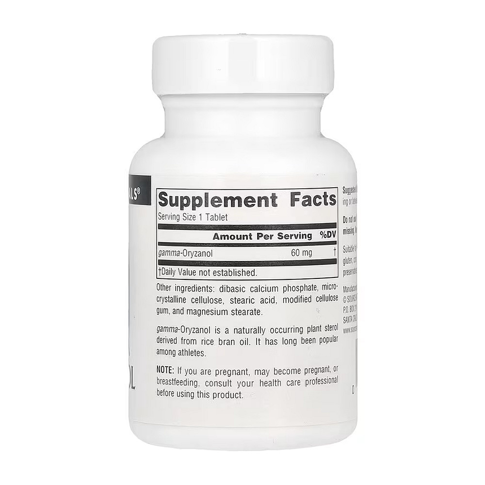 Гамма-оризанол Source Naturals Gamma Oryzanol 60 мг 100 таблеток Луцьк - фото 2