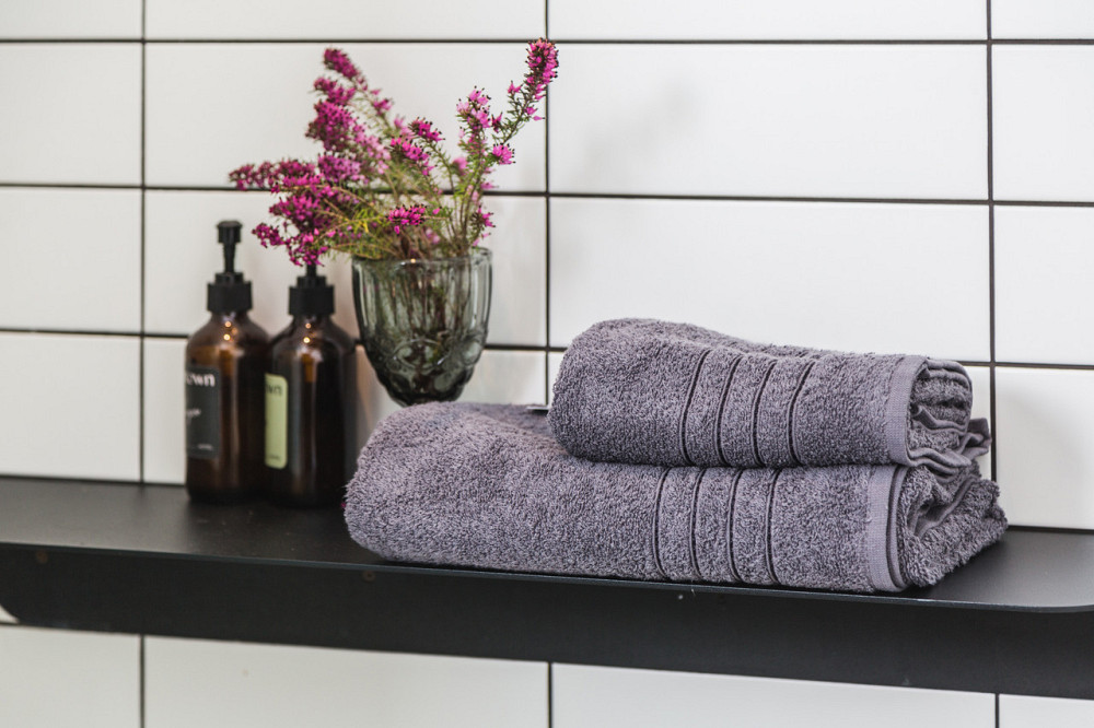 Ecotton Рушник Ecotton 50х90 см махровий високої щільності 420 г/м² сірий Antracite Киев - изображение 1