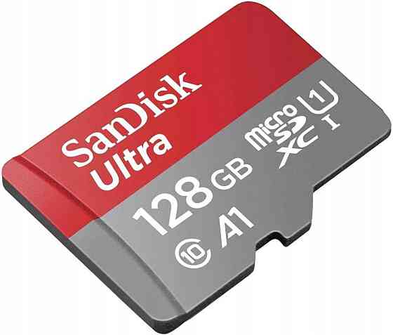 Карта пам'яті MicroSDXC SanDisk Ultra 128Gb class 10 A1 Imaging Packaging SDSQUAB-128G-GN6IA Одеса