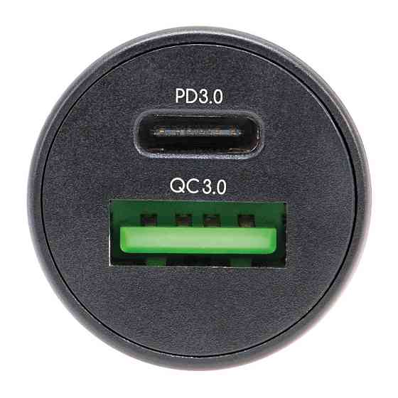 Зарядне в прикурювач USB (QC 3,0A) + Type C (30W) 12/24В Alca, 510550 Київ