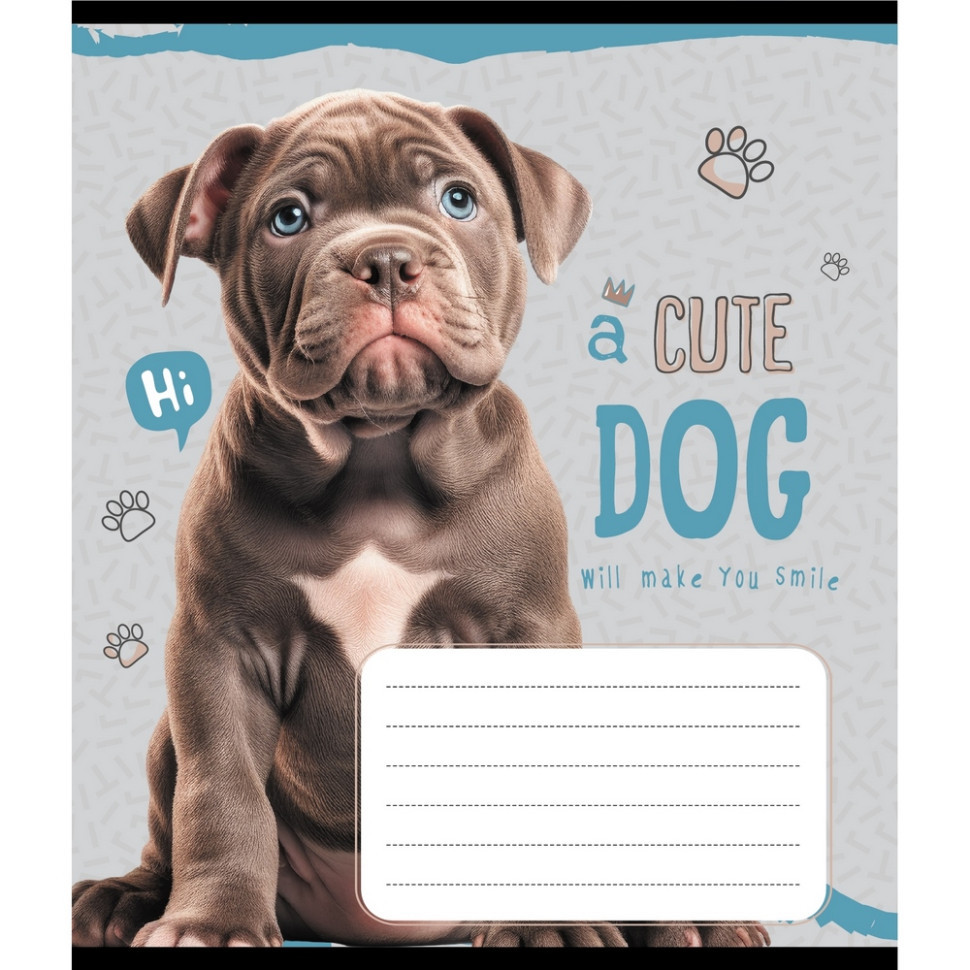 Зошит учнівський "Милий цуценя" 012-520132L-3 в лінію, 12 аркушів Вінниця - фото 1