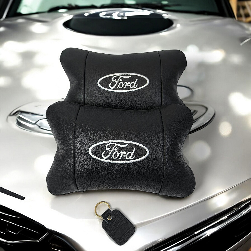 Декоративные подушки с логотипом Ford, Подушка для поддержки головы в машине, Авто подушки в машину PL-59 Львов - изображение 15