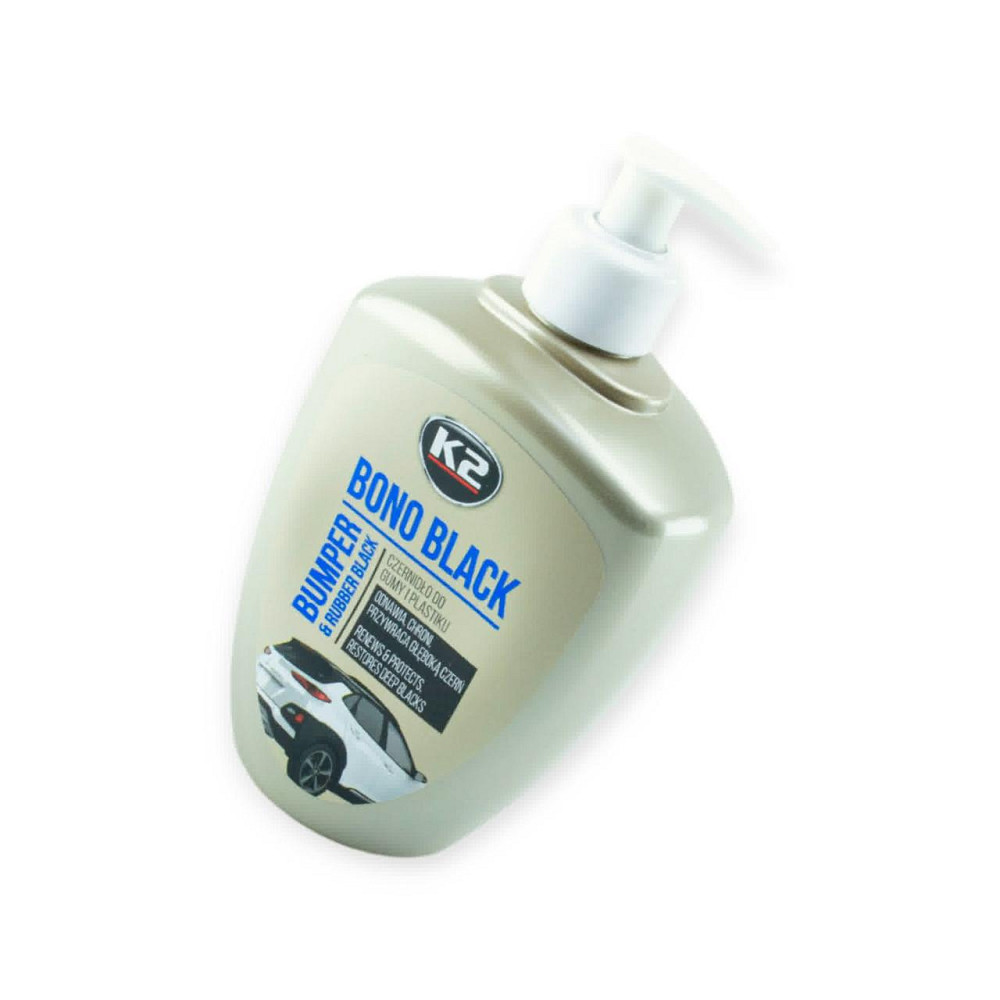 Очисник-відновник кольору гуми та пластику K2 Bono Black (500мл) Мукачево - фото 1