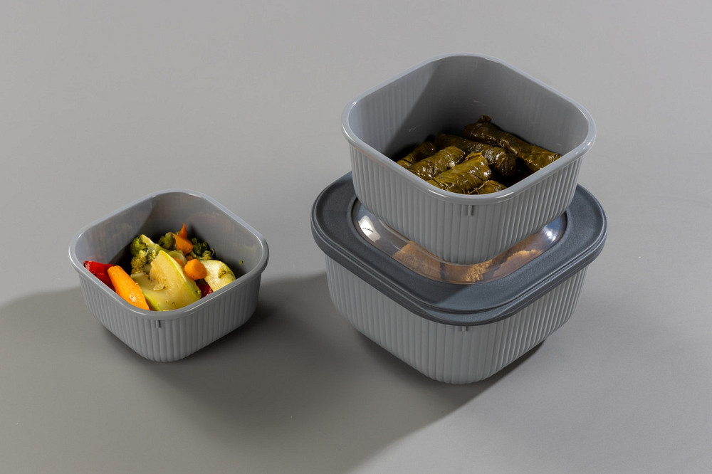 Контейнер Idea Home 00683 Line Box Gray 1.8 л (00683 Gray) (7180064) Київ - фото 2