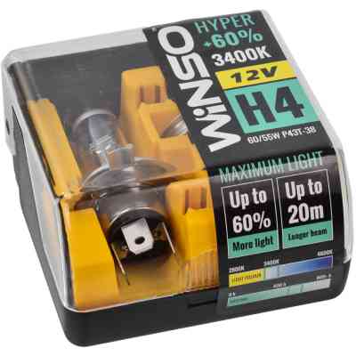 Автолампа WINSO H4 HYPER +60 60/55W (712430) Вінниця