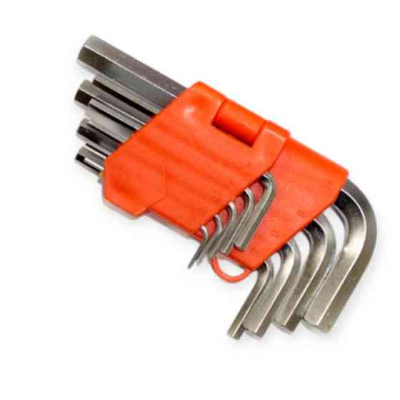 Набор ключей шестигранных коротких HEX 1,5-10 мм, 9 шт. Мукачево