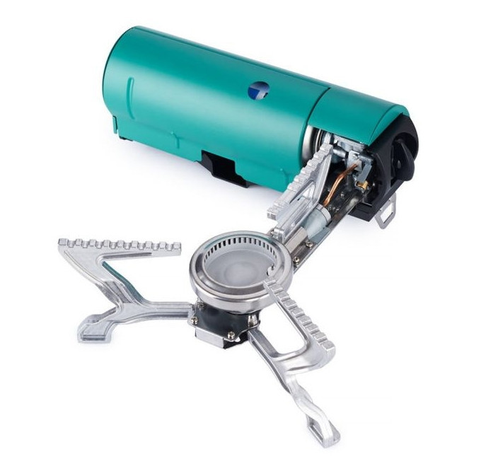 Туристичний газовий пальник BRS-99b (Бірюзовий) Вінниця - фото 2