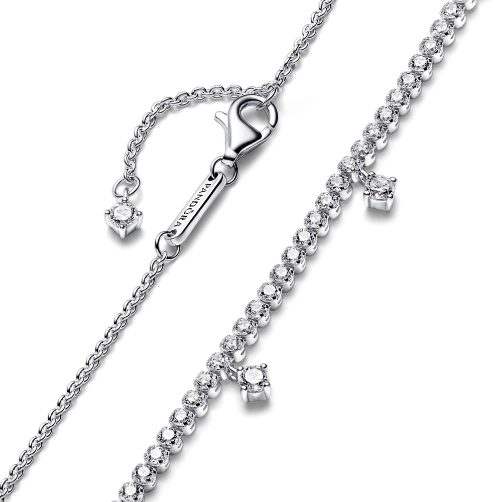 Срібне намисто  "Блискучі краплі" 392405C01 MasterSem Київ - фото 2