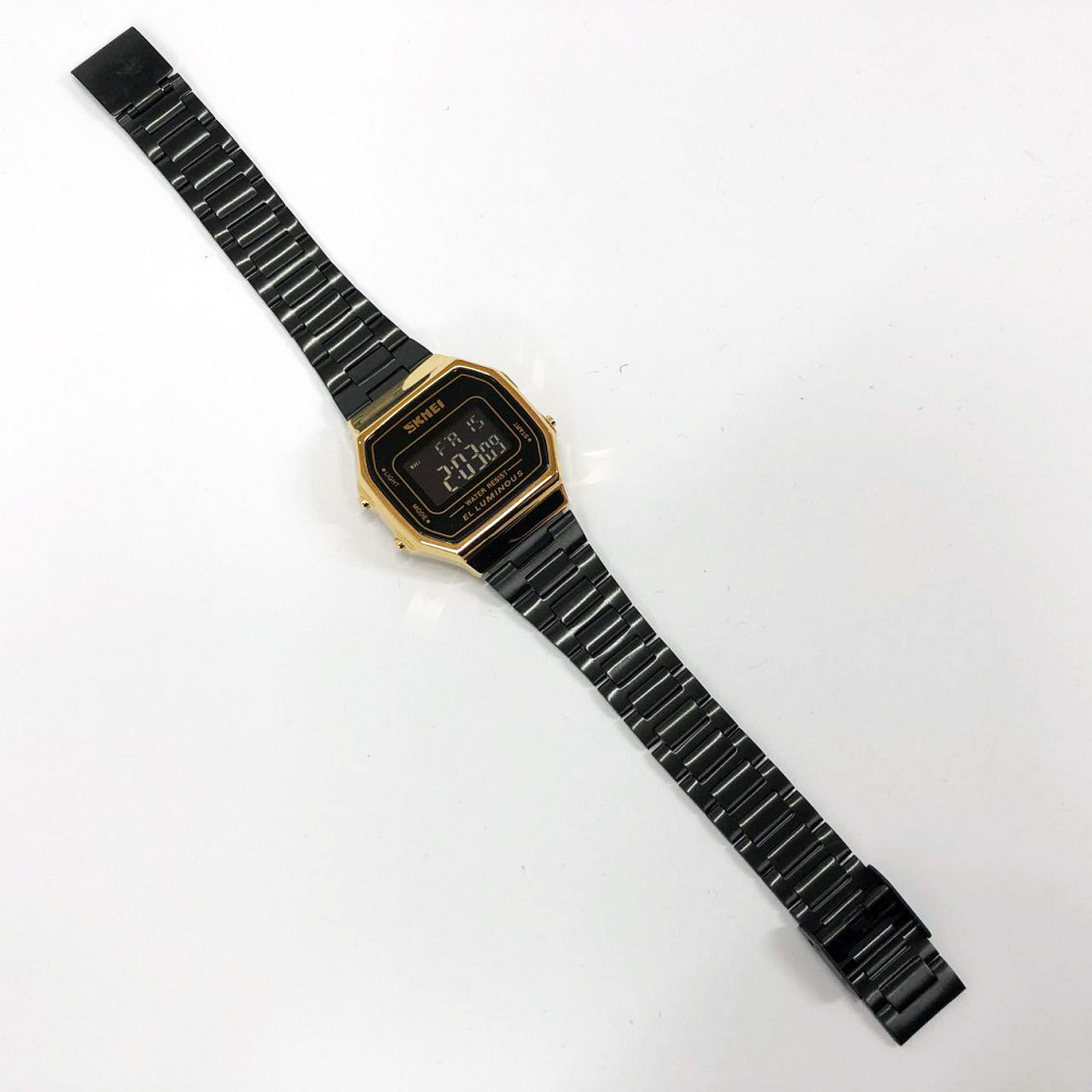 Мужские водостойкие спортивные тактические наручные часы SKMEI 1647GDBK, Часы для военных и отдыха KF-21 Львов - изображение 4